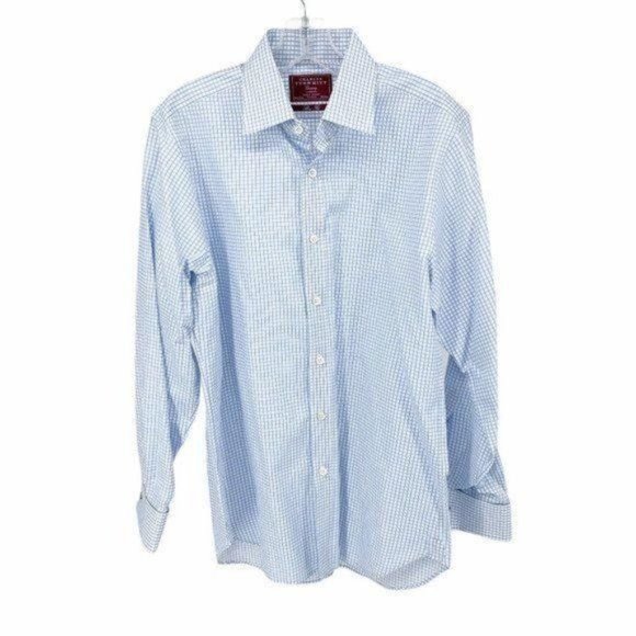 Charles Tyrwhitt Shirts Charles Tyrwhitt Dress Shirt Gingham Cotton 55 Poshmark